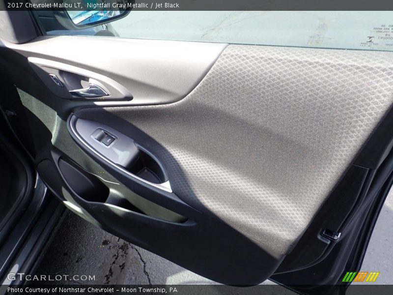 Nightfall Gray Metallic / Jet Black 2017 Chevrolet Malibu LT