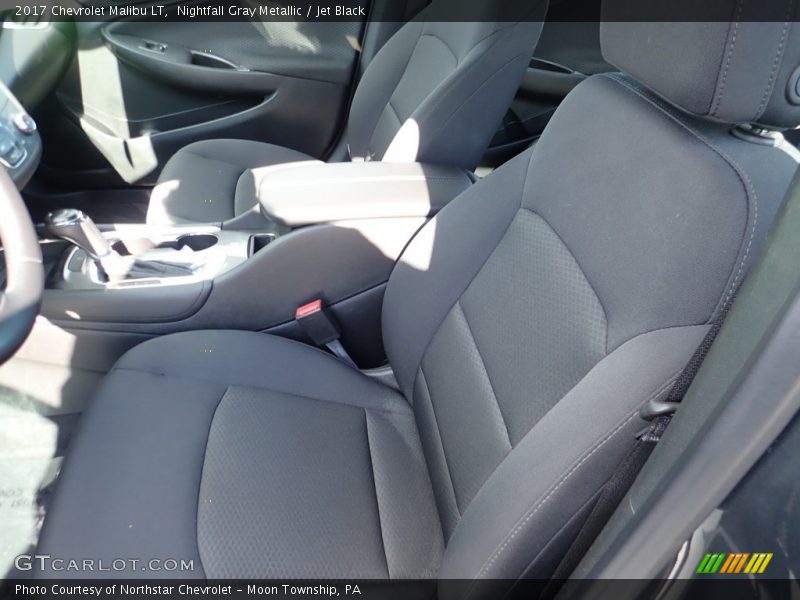 Nightfall Gray Metallic / Jet Black 2017 Chevrolet Malibu LT