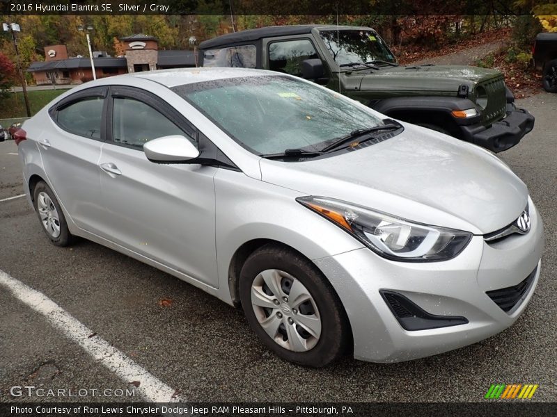 Silver / Gray 2016 Hyundai Elantra SE