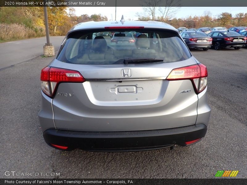 Lunar Silver Metallic / Gray 2020 Honda HR-V LX AWD