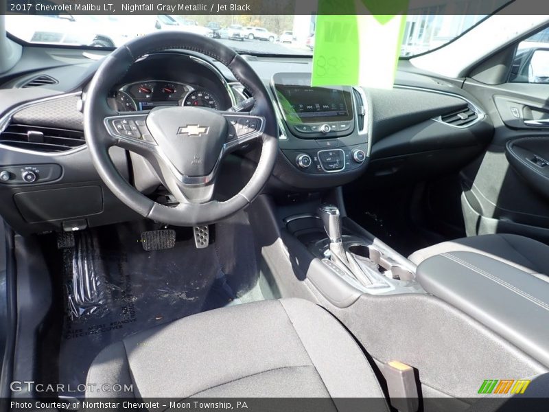 Nightfall Gray Metallic / Jet Black 2017 Chevrolet Malibu LT