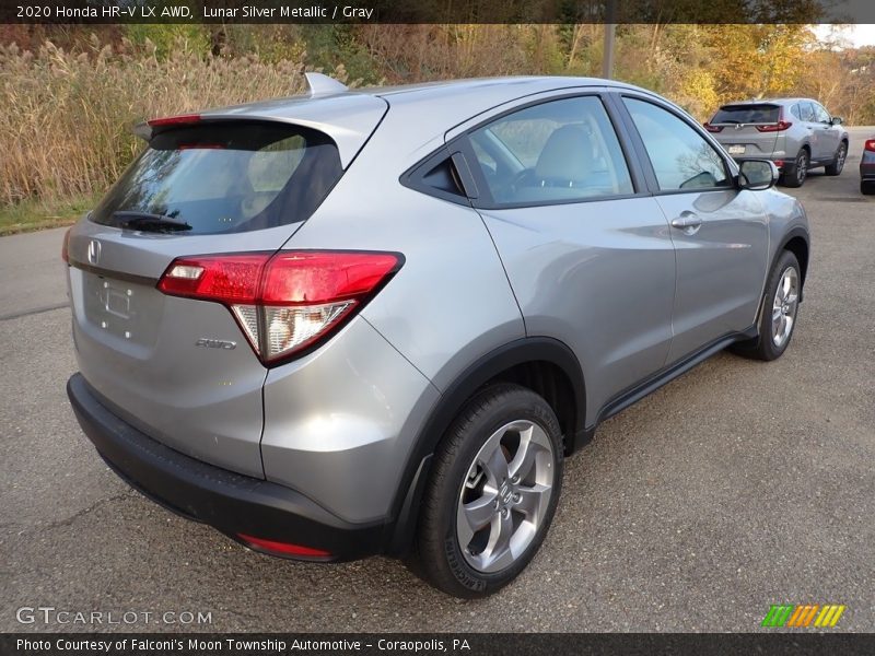 Lunar Silver Metallic / Gray 2020 Honda HR-V LX AWD