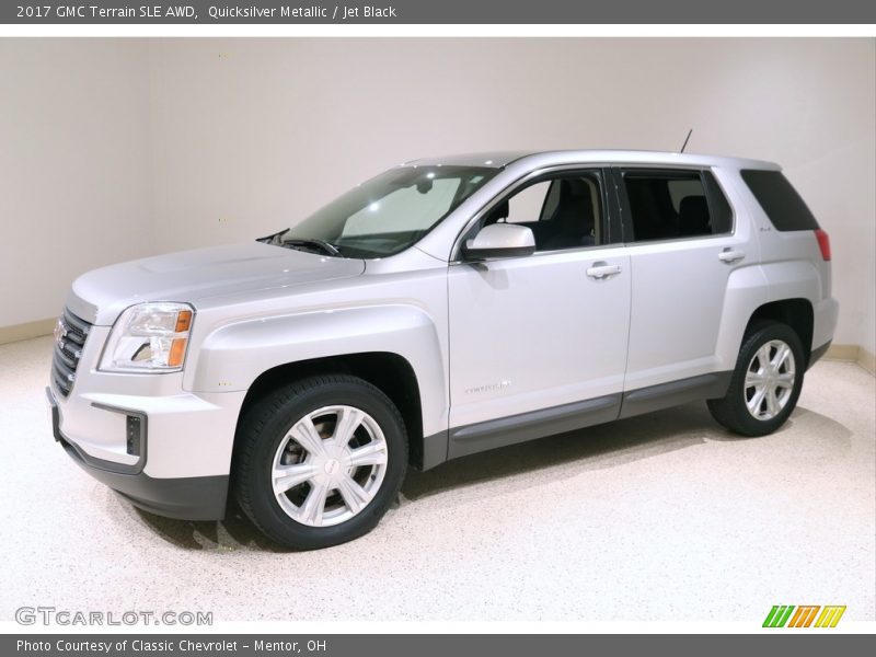 Quicksilver Metallic / Jet Black 2017 GMC Terrain SLE AWD