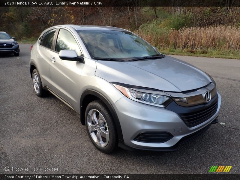 Lunar Silver Metallic / Gray 2020 Honda HR-V LX AWD