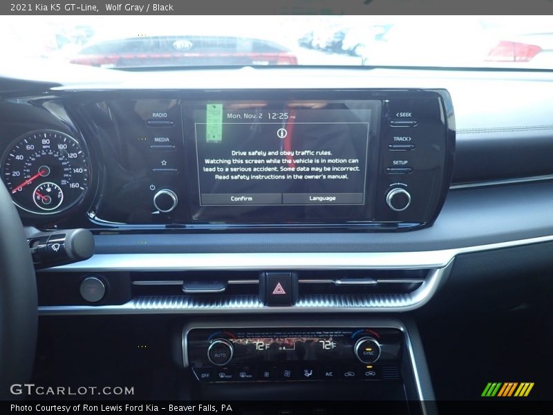 Wolf Gray / Black 2021 Kia K5 GT-Line