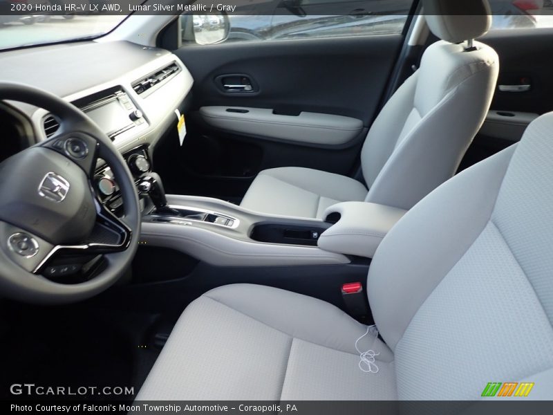 Lunar Silver Metallic / Gray 2020 Honda HR-V LX AWD