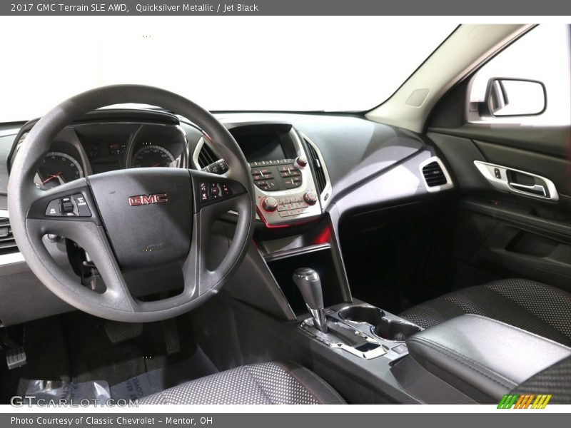 Quicksilver Metallic / Jet Black 2017 GMC Terrain SLE AWD