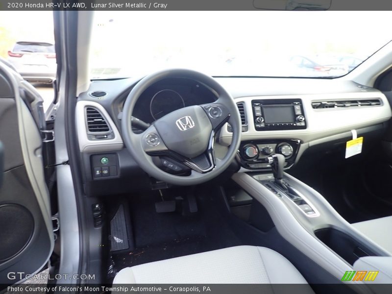 Lunar Silver Metallic / Gray 2020 Honda HR-V LX AWD
