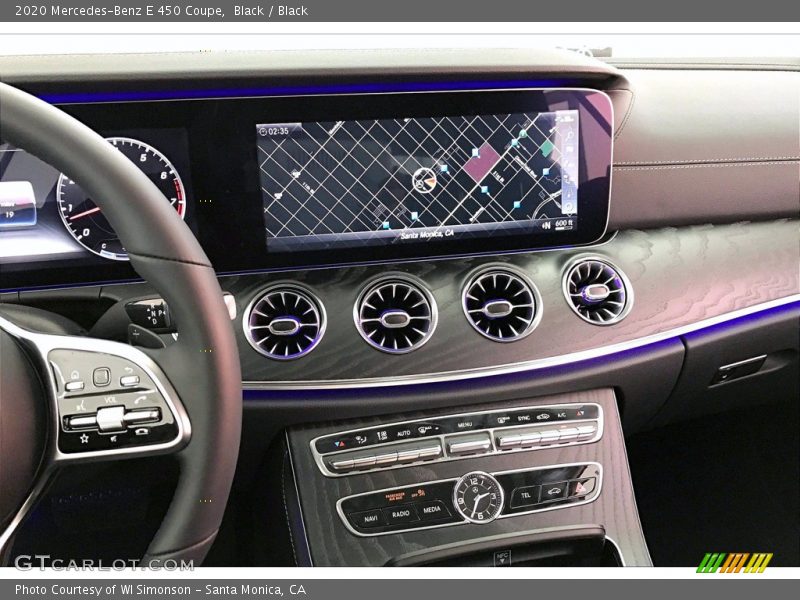 Controls of 2020 E 450 Coupe