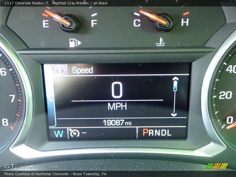 Nightfall Gray Metallic / Jet Black 2017 Chevrolet Malibu LT