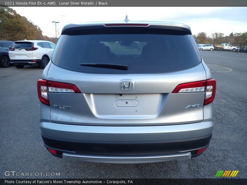 Lunar Silver Metallic / Black 2021 Honda Pilot EX-L AWD