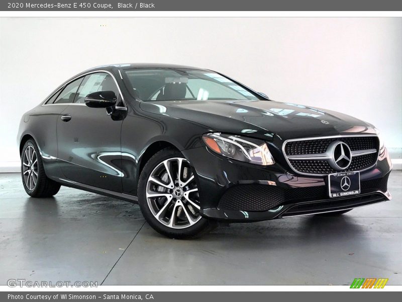 Front 3/4 View of 2020 E 450 Coupe