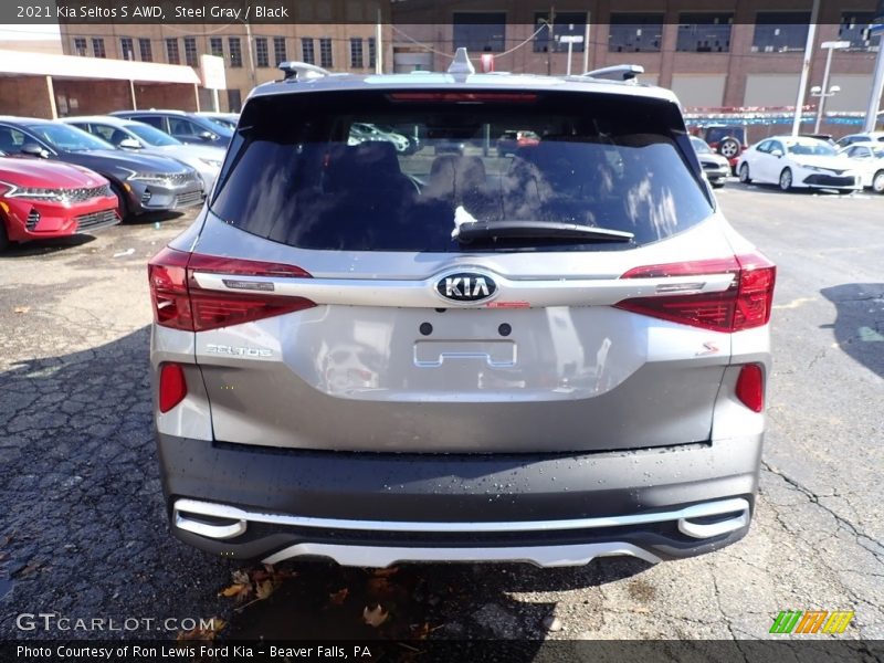 Steel Gray / Black 2021 Kia Seltos S AWD