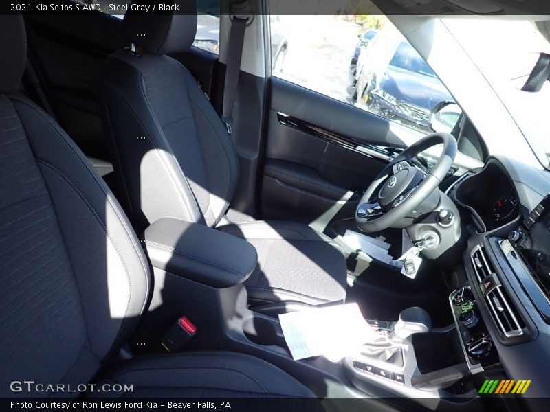 Steel Gray / Black 2021 Kia Seltos S AWD