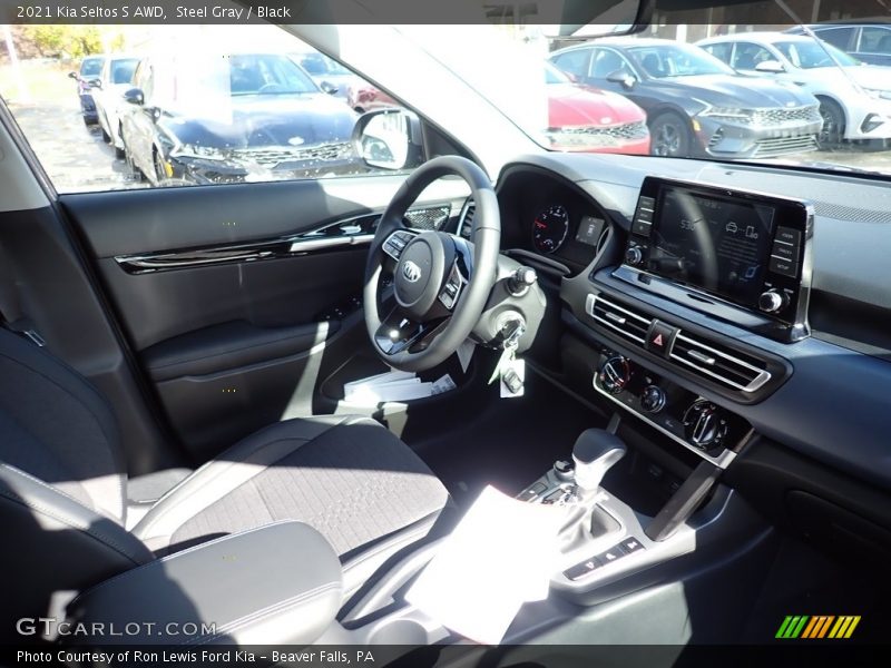 Steel Gray / Black 2021 Kia Seltos S AWD