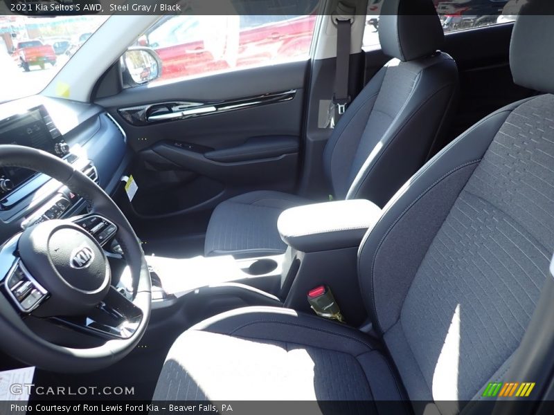 Steel Gray / Black 2021 Kia Seltos S AWD