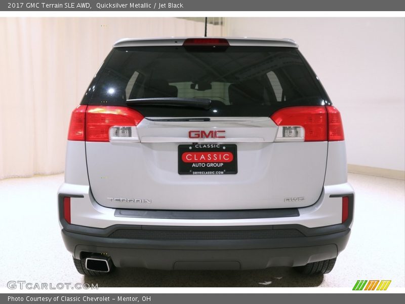 Quicksilver Metallic / Jet Black 2017 GMC Terrain SLE AWD