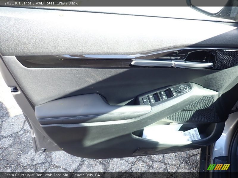 Steel Gray / Black 2021 Kia Seltos S AWD