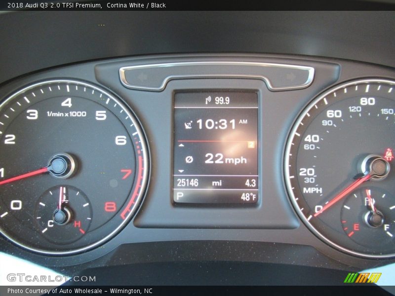 Cortina White / Black 2018 Audi Q3 2.0 TFSI Premium