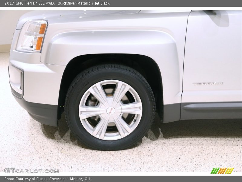 Quicksilver Metallic / Jet Black 2017 GMC Terrain SLE AWD