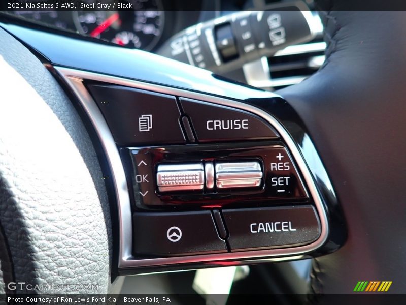 Steel Gray / Black 2021 Kia Seltos S AWD