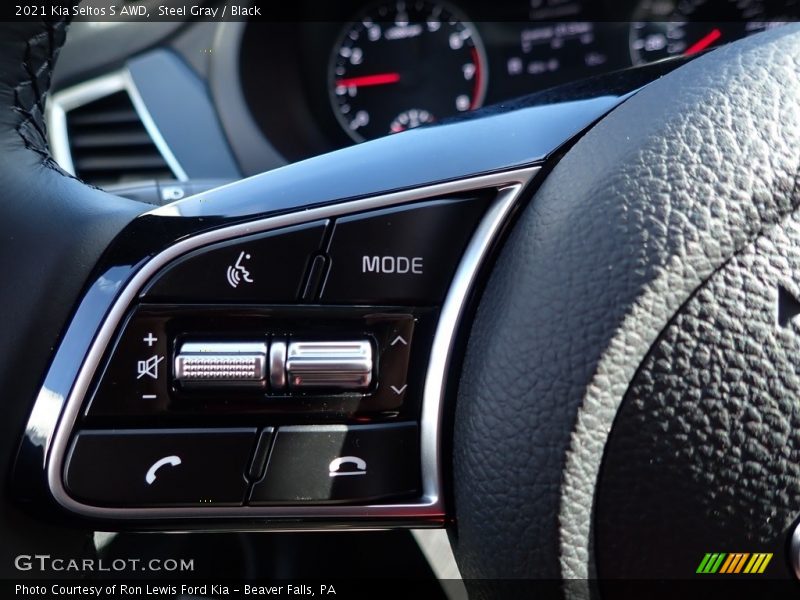 Steel Gray / Black 2021 Kia Seltos S AWD
