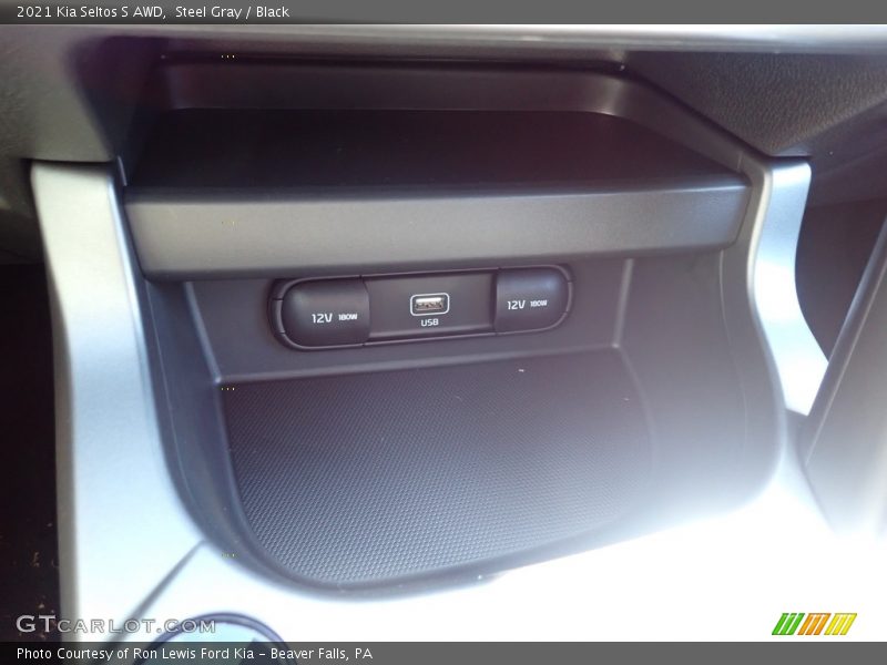 Steel Gray / Black 2021 Kia Seltos S AWD