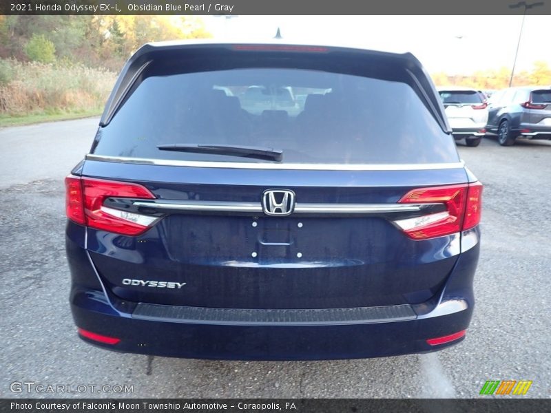 Obsidian Blue Pearl / Gray 2021 Honda Odyssey EX-L