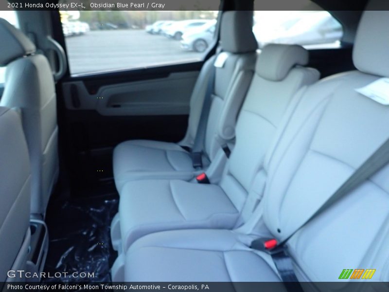 Obsidian Blue Pearl / Gray 2021 Honda Odyssey EX-L