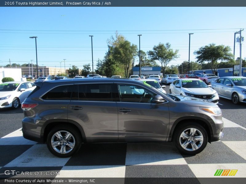 Predawn Gray Mica / Ash 2016 Toyota Highlander Limited