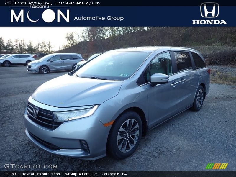 Lunar Silver Metallic / Gray 2021 Honda Odyssey EX-L