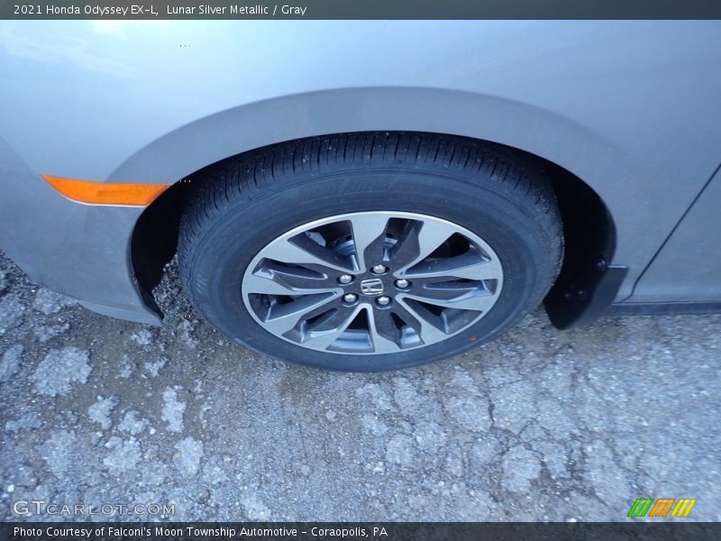 Lunar Silver Metallic / Gray 2021 Honda Odyssey EX-L