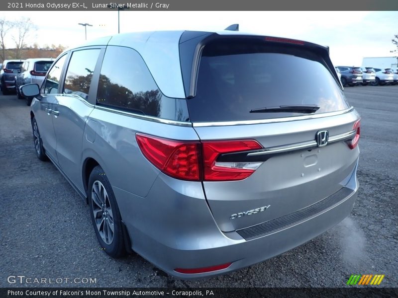 Lunar Silver Metallic / Gray 2021 Honda Odyssey EX-L