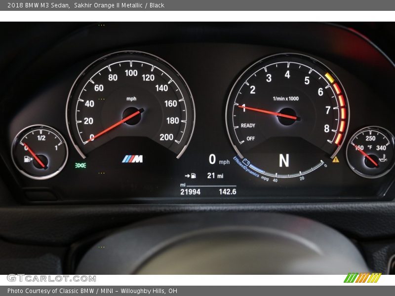  2018 M3 Sedan Sedan Gauges