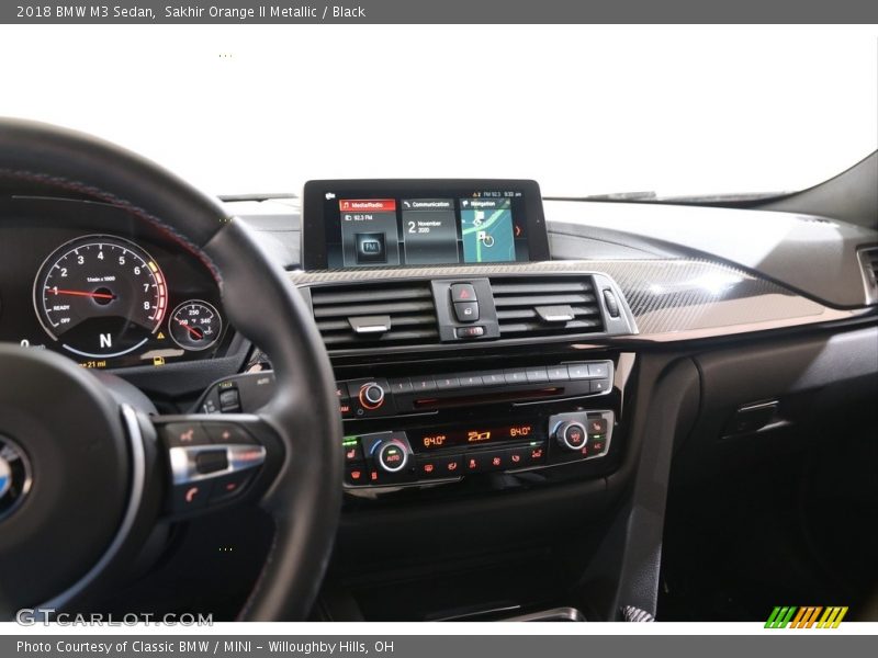 Sakhir Orange II Metallic / Black 2018 BMW M3 Sedan