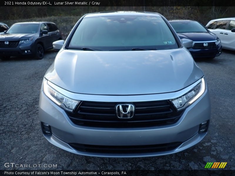 Lunar Silver Metallic / Gray 2021 Honda Odyssey EX-L