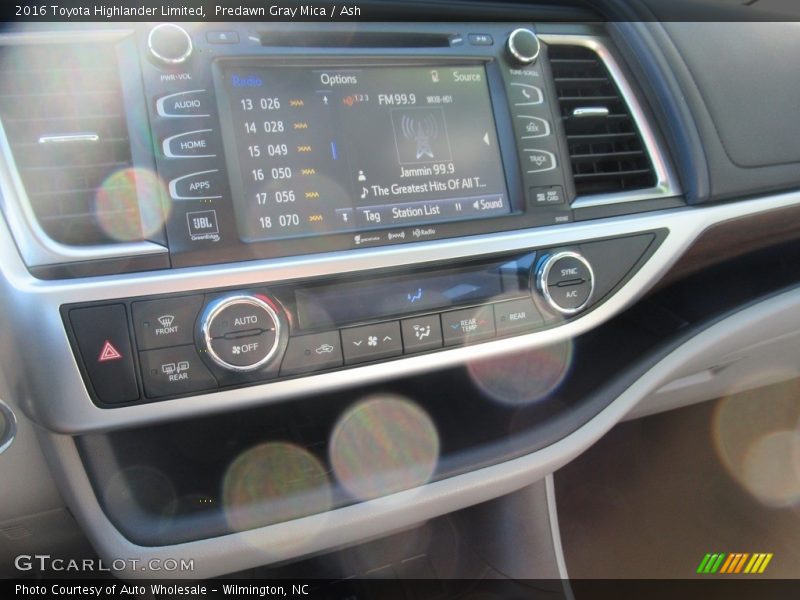 Predawn Gray Mica / Ash 2016 Toyota Highlander Limited