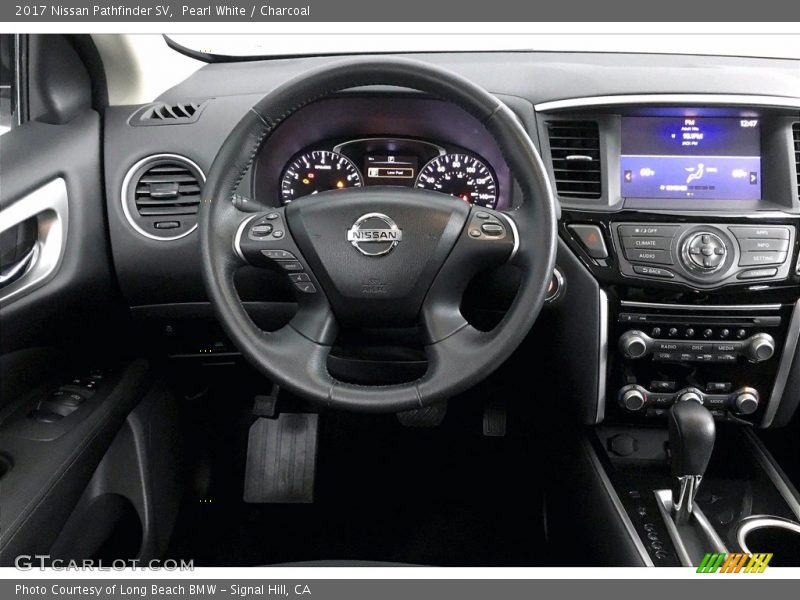 Pearl White / Charcoal 2017 Nissan Pathfinder SV