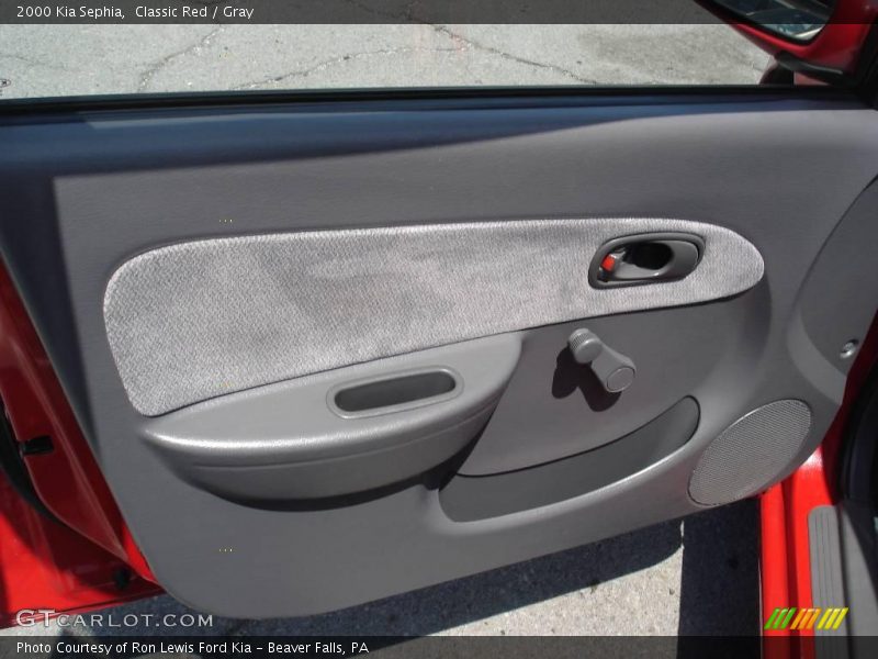 Classic Red / Gray 2000 Kia Sephia