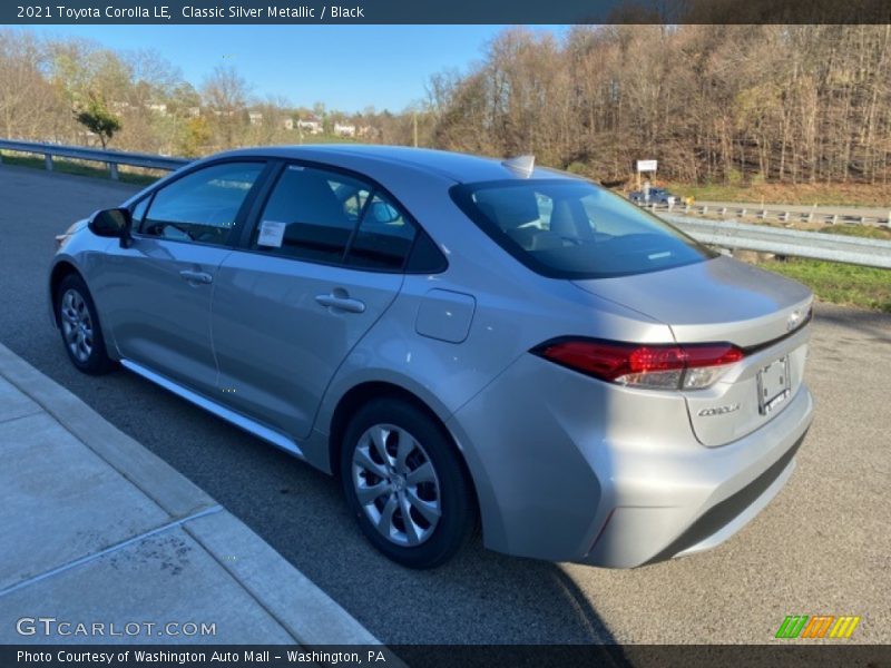 Classic Silver Metallic / Black 2021 Toyota Corolla LE