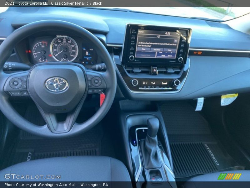 Classic Silver Metallic / Black 2021 Toyota Corolla LE
