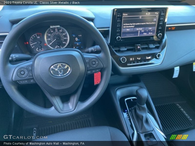 Classic Silver Metallic / Black 2021 Toyota Corolla LE