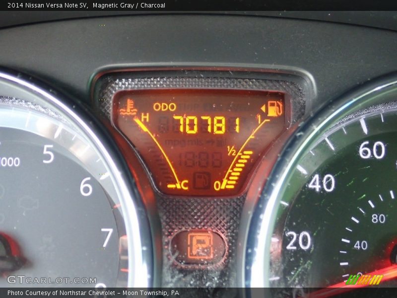 Magnetic Gray / Charcoal 2014 Nissan Versa Note SV