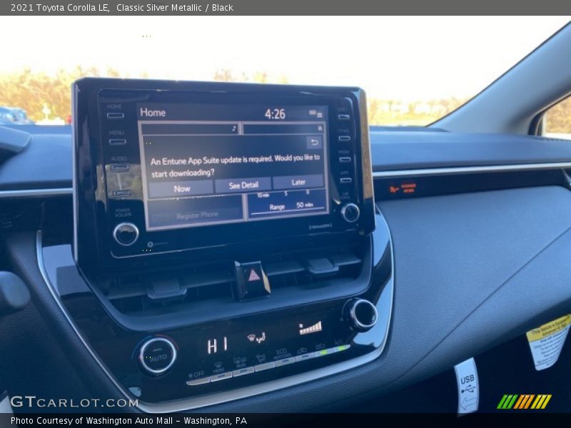 Classic Silver Metallic / Black 2021 Toyota Corolla LE