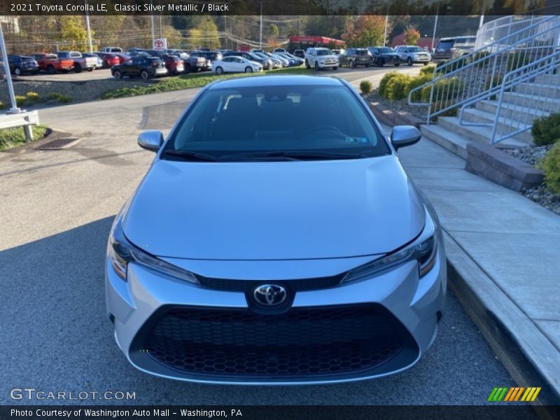 Classic Silver Metallic / Black 2021 Toyota Corolla LE