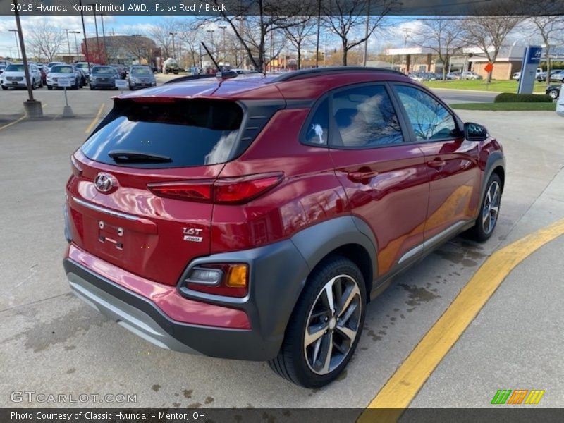 Pulse Red / Black 2018 Hyundai Kona Limited AWD