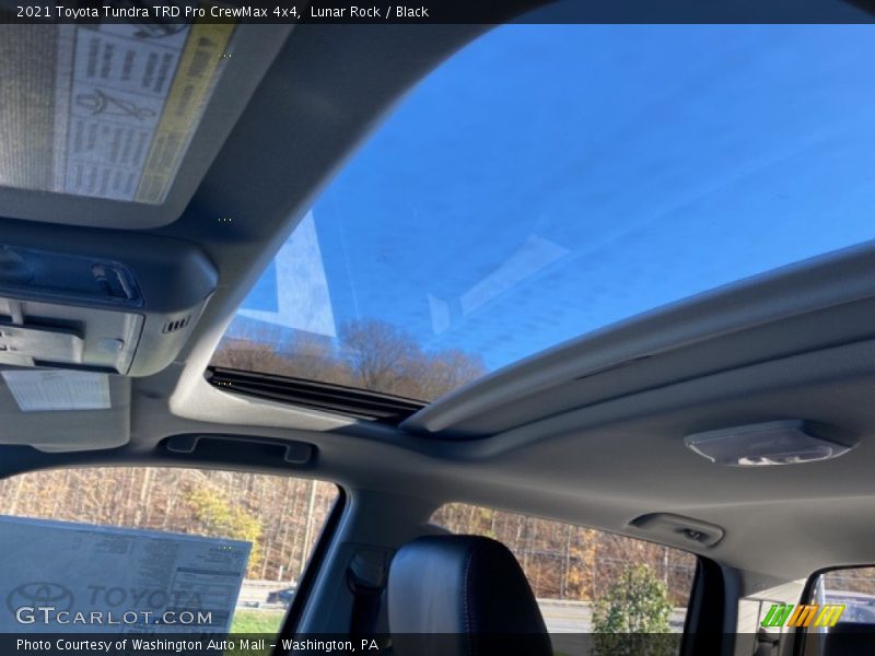 Sunroof of 2021 Tundra TRD Pro CrewMax 4x4