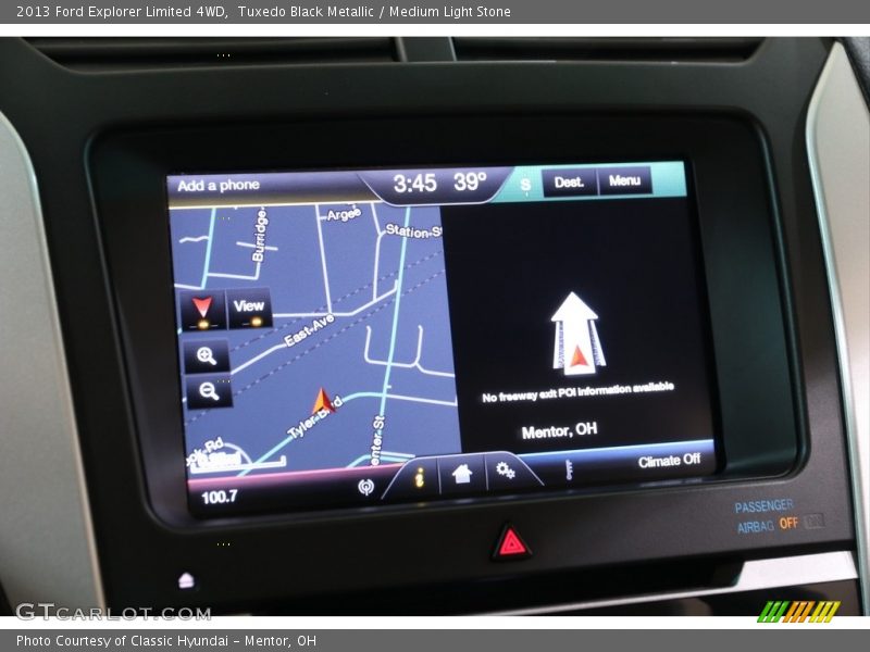 Tuxedo Black Metallic / Medium Light Stone 2013 Ford Explorer Limited 4WD