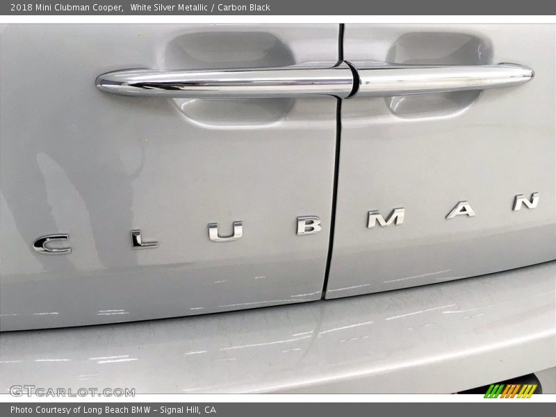 White Silver Metallic / Carbon Black 2018 Mini Clubman Cooper