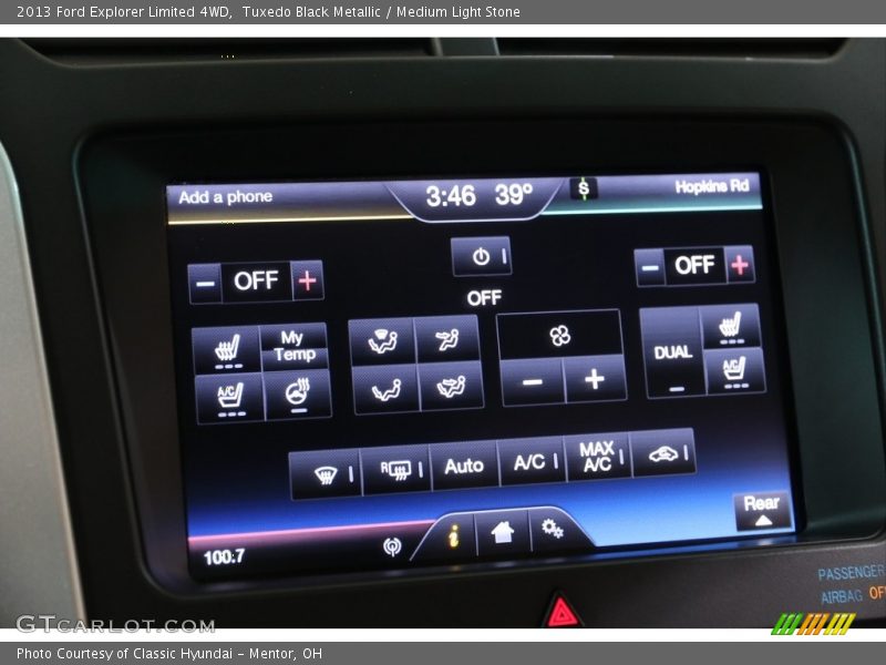 Tuxedo Black Metallic / Medium Light Stone 2013 Ford Explorer Limited 4WD
